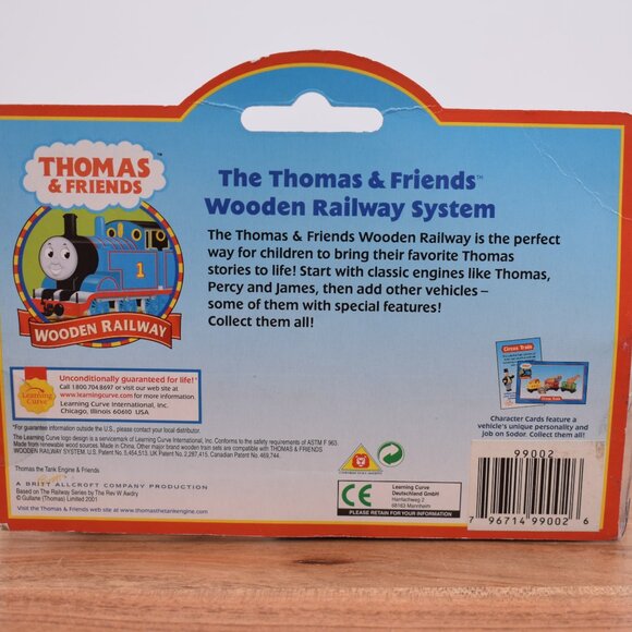 Edward & Tender Learning Curve Thomas & Friends Wooden Railway Train Engine 2008 - Picture 10 of 10